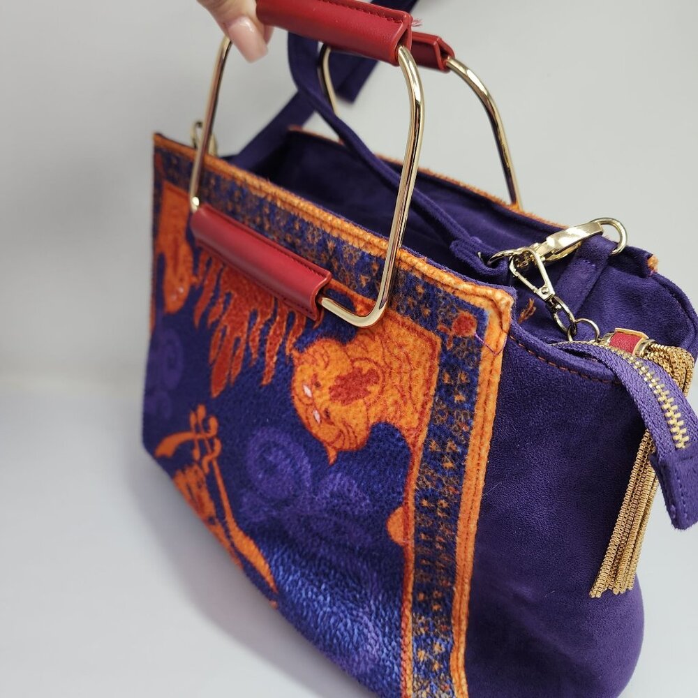 Her Universe Purple and Orange Patterned Crossbody Bag - Picture 7 of 14